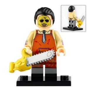 Horror Movie leather face Minifigures Halloween special custom lego